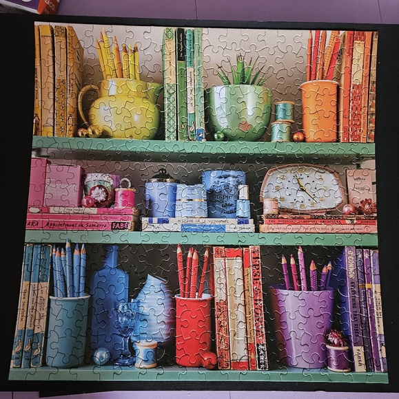 Ceaco colourful "Shelfies" 300 piece jigsaw puzzle - Picture 2 of 2